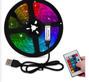 Fita LED RGB 3m – Iluminação Colorida para Quarto, TV e Setup Gamer