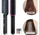 Escova Alisadora Profissional – Alisa Rápido, Sem Frizz e com Controle de Temperatura