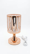 Abajur Decorativo Rose Gold – Luz Suave e Design Sofisticado para Seu Ambiente
