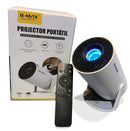 Projetor Portátil B-MAX 4K – Cinema em Casa com Wi-Fi e Ajuste Automático